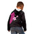 Polynesian Kid Hoodie With Plumeria Flower Pink LT6 - Polynesian Pride