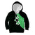 Polynesian Kid Hoodie With Plumeria Flower Green LT6 Hoodie Green - Polynesian Pride