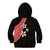 Polynesian Kid Hoodie With Plumeria Flower Red LT6 - Polynesian Pride