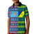 (Custom Personalised) Fiji Malampa Kid Polo Shirt Tribal Patterns LT6 Kid Blue - Polynesian Pride