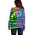 (Custom Personalised) Fiji Malampa Off Shoulder Sweater Tribal Patterns LT6 - Polynesian Pride