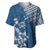 Hawaii Summer Baseball Jersey Mix Polynesian Dark Blue LT6 Blue - Polynesian Pride