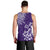 Hawaii Summer Men Tank Top Mix Polynesian Purple LT6 - Polynesian Pride