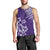 Hawaii Summer Men Tank Top Mix Polynesian Purple LT6 - Polynesian Pride