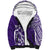 Hawaii Summer Sherpa Hoodie Mix Polynesian Purple LT6 Unisex Purple - Polynesian Pride