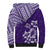 Hawaii Summer Sherpa Hoodie Mix Polynesian Purple LT6 - Polynesian Pride