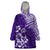 Hawaii Summer Wearable Blanket Hoodie Mix Polynesian Purple LT6 One Size Purple - Polynesian Pride