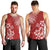 Hawaii Summer Men Tank Top Mix Polynesian Red LT6 - Polynesian Pride