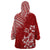 Hawaii Summer Wearable Blanket Hoodie Mix Polynesian Red LT6 - Polynesian Pride