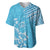 Hawaii Summer Baseball Jersey Mix Polynesian Light Blue LT6 Blue - Polynesian Pride