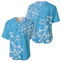Hawaii Summer Baseball Jersey Mix Polynesian Light Blue LT6 - Polynesian Pride