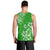 Hawaii Summer Men Tank Top Mix Polynesian Green LT6 - Polynesian Pride