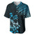 Hawaii Summer Baseball Jersey Mix Polynesian Black-Blue LT6 Blue - Polynesian Pride