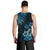 Hawaii Summer Men Tank Top Mix Polynesian Black-Blue LT6 - Polynesian Pride