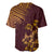 Hawaii Summer Baseball Jersey Mix Polynesian Brown LT6 - Polynesian Pride