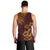 Hawaii Summer Men Tank Top Mix Polynesian Brown LT6 - Polynesian Pride