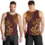 Hawaii Summer Men Tank Top Mix Polynesian Brown LT6 - Polynesian Pride