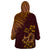 Hawaii Summer Wearable Blanket Hoodie Mix Polynesian Brown LT6 - Polynesian Pride