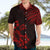 Hawaii Summer Hawaiian Shirt Mix Polynesian Black-Red LT6 - Polynesian Pride