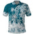 Polynesian Sea Turtle Polo Shirt Tribal LT6 Blue - Polynesian Pride