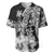 Polynesian Sea Turtle Baseball Jersey Tribal Black LT6 Black - Polynesian Pride