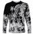 Polynesian Sea Turtle Long Sleeve Shirt Tribal Black LT6 Unisex Black - Polynesian Pride