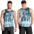 Polynesian Sea Turtle Men Tank Top Tribal Blue LT6 - Polynesian Pride