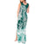 Polynesian Sea Turtle Tank Maxi Dress Tribal Green LT6 - Polynesian Pride