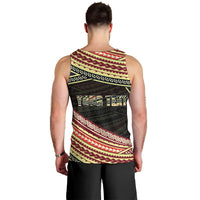 (Custom Personalised) Happy Fathers Day Polynesian Men Tank Top I Love You Dad LT6 - Polynesian Pride