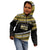 (Custom Personalised) Happy Fathers Day Polynesian Kid Hoodie I Love You Dad Gold LT6 - Polynesian Pride