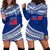 (Custom Personalised) Happy Fathers Day Samoa Hoodie Dress I Love You Dad Blue LT6 - Polynesian Pride