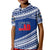 (Custom Personalised) Happy Fathers Day Samoa Kid Polo Shirt I Love You Dad Blue LT6 Kid Blue - Polynesian Pride