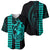 Polynesian Baseball Jersey Hawaiian Warrior and Aloha Girl With Hammerhead Shark Tattoos Turquoise LT6 - Polynesian Pride