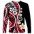 Plumeria Polynesian Long Sleeve Shirt Trending Red LT6 Unisex Red - Polynesian Pride