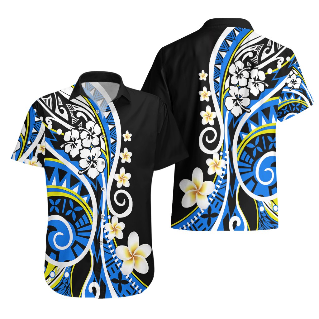 Plumeria Polynesian Hawaiian Shirt Trending Blue LT6 - Polynesian Pride