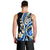 Plumeria Polynesian Men Tank Top Trending Blue LT6 - Polynesian Pride