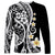 Plumeria Polynesian Long Sleeve Shirt Trending Black LT6 Unisex Black - Polynesian Pride