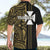 Custom Wallis and Futuna Hawaiian Shirt Polynesian Tribal Gold LT6 - Polynesian Pride