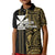 Custom Wallis and Futuna Kid Polo Shirt Polynesian Tribal Gold LT6 Kid Gold - Polynesian Pride