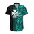 Custom Wallis and Futuna Hawaiian Shirt Polynesian Tribal Green LT6 Green - Polynesian Pride