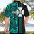 Custom Wallis and Futuna Hawaiian Shirt Polynesian Tribal Green LT6 - Polynesian Pride