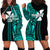 Custom Wallis and Futuna Hoodie Dress Polynesian Tribal Green LT6 - Polynesian Pride