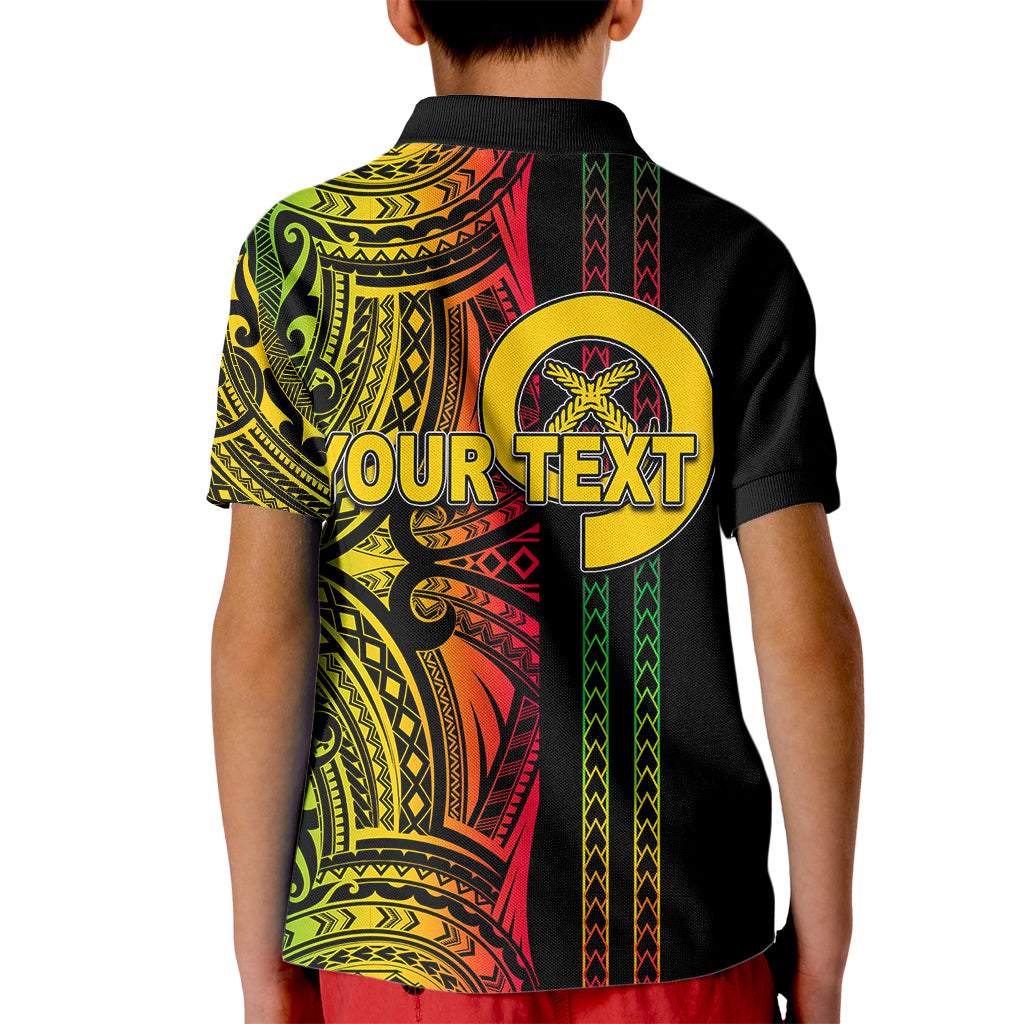 Custom Vanuatu Kid Polo Shirt Polynesian Tribal LT6 - Polynesian Pride