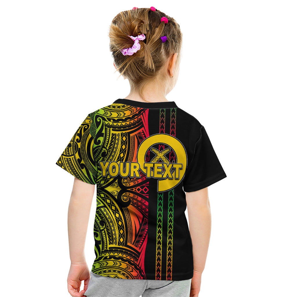 Custom Vanuatu Kid T Shirt Polynesian Tribal LT6 - Polynesian Pride