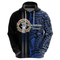Custom Northern Mariana Islands Hoodie Polynesian Tribal LT6 - Polynesian Pride