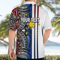 Custom Philippines Hawaiian Shirt Polynesian Tribal White LT6 - Polynesian Pride