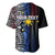 Custom Philippines Baseball Jersey Polynesian Tribal Black LT6 - Polynesian Pride