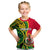 (Custom Personalised) Vanuatu Kid T Shirt Polynesian Patterns LT6 Green - Polynesian Pride