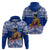 Custom Samoa Pride Hoodie Tribal Patterns Blue LT6 - Polynesian Pride