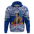 Custom Samoa Pride Hoodie Tribal Patterns Blue LT6 Zip Hoodie Blue - Polynesian Pride